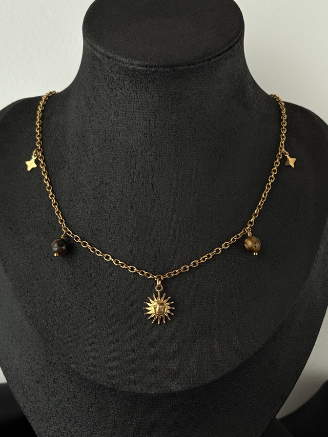 Collier Soleil de Tigre Doré