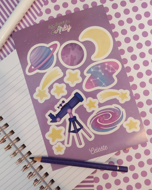 Planche de stickers Celeste