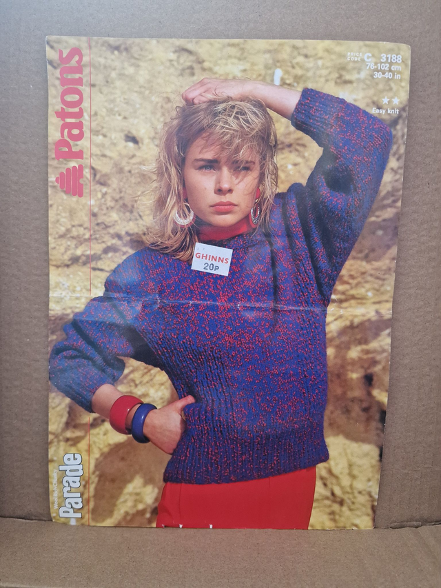 Patons Knitting Pattern C 3188