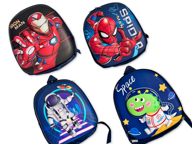 3D Cartoon Kids Backpacks
