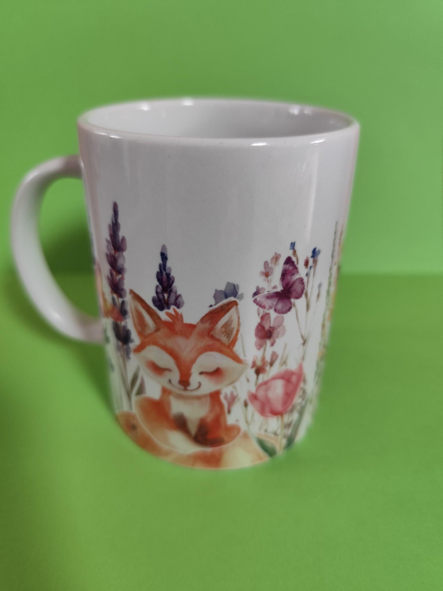 Tasse Igel und Fuchs 440ml