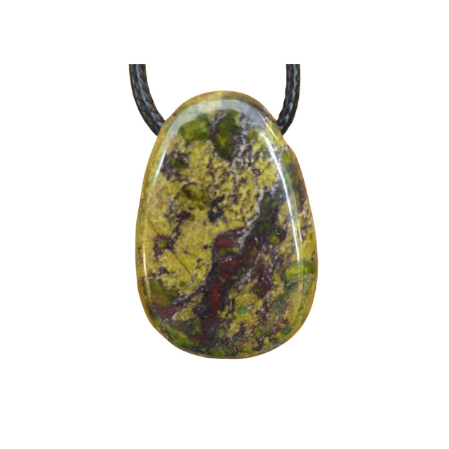 Pendentif jaspe sang de dragon 