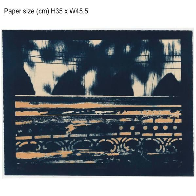 SilkWood, cyanotype &amp; screenprint