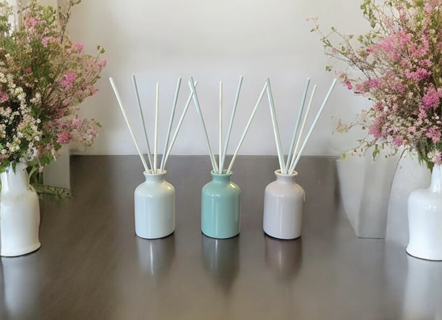 Pastel Spring Collection White Ceramic Reed Diffuser 100ml