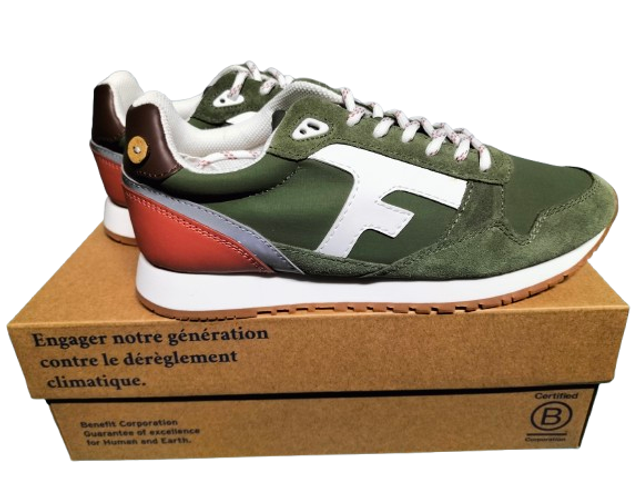 FAGUO ELM SYN WOVEN SUEDE /kaki / pointure 40