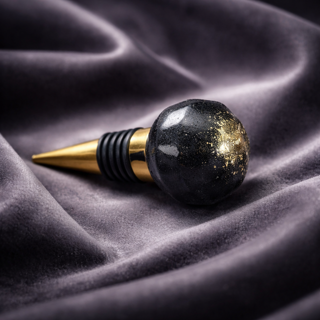 Bouchon de vin Cristal- Collection Dark grey 