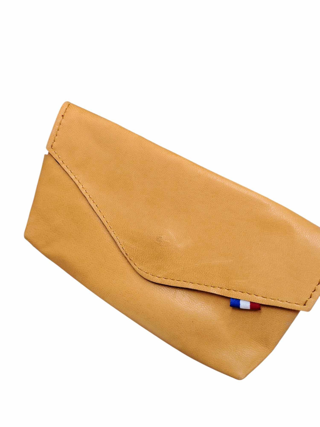 Pochette accroche sac - jaune