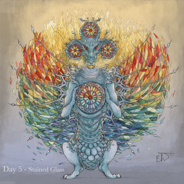 Stained Glass Dragon