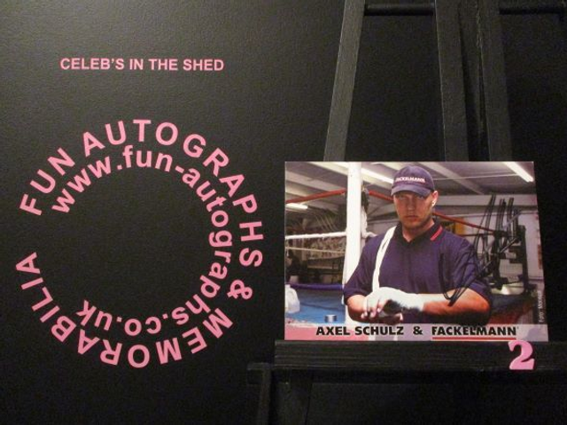 Axel Schulz Authentic Autographed 6x4 Card (2)