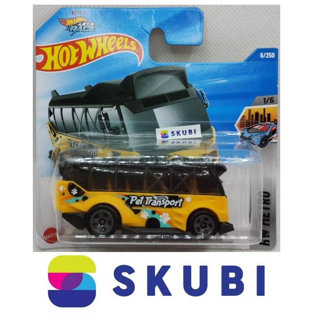 Kowloon´d Hypervan Pet Transport HW Metro 1/5 Hot Wheels 6/250 Netflix Let´s Race