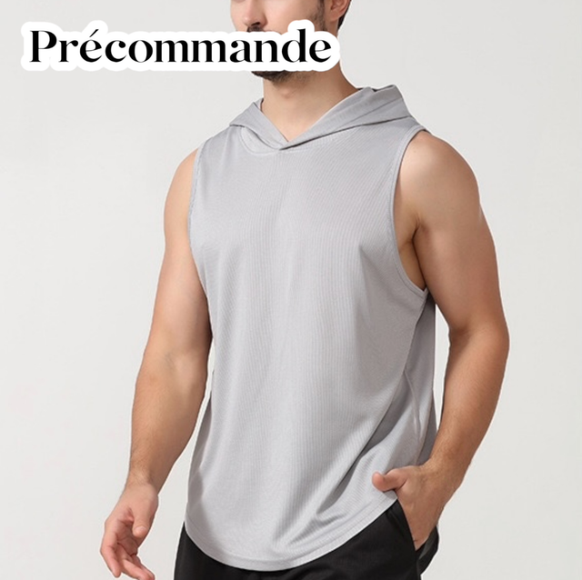 Sweat à capuche NÉO gris | PRÉCOMMANDE 