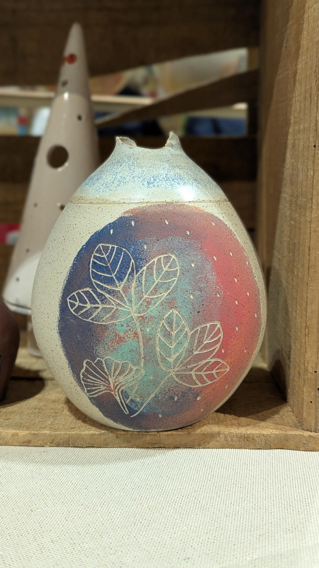 Vase feuilles d&#039;érable 