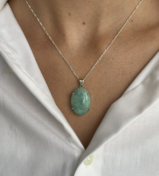 Pendentif amazonite