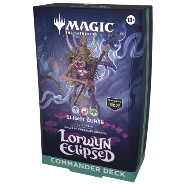 Magic: The Gathering - Lorwyn Eclipsed Commander Deck Blight Curse - Pre-order - January 23, 2026