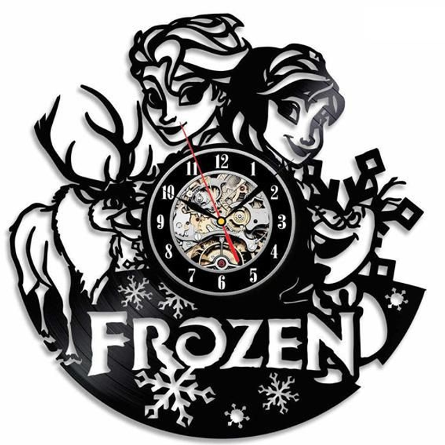 RELOJ DE PARED FROZEN 30cm X 30cm