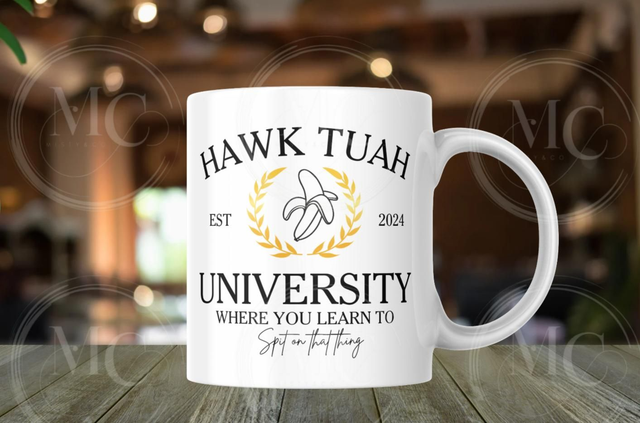 Hawk Tuah mug