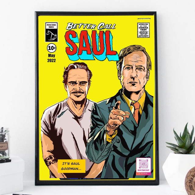 Better Call Saul, Lalo Salamanca, poster, print comic style