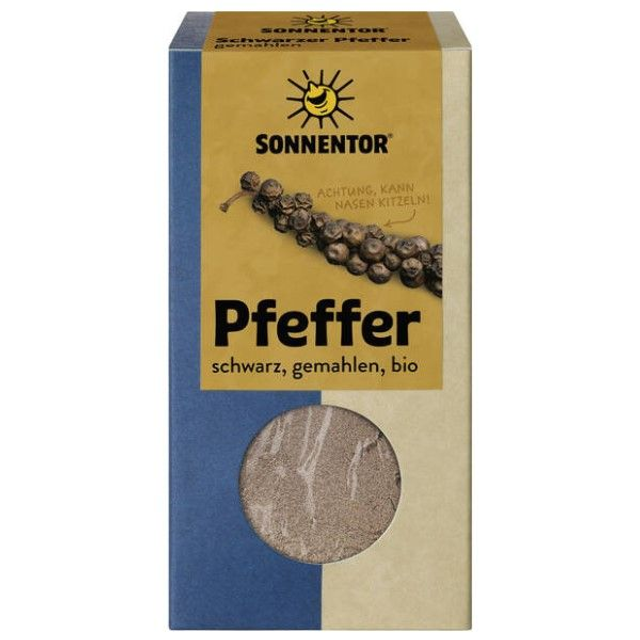 Sonnentor Pfeffer schwarz gemahlen, 50g Packung