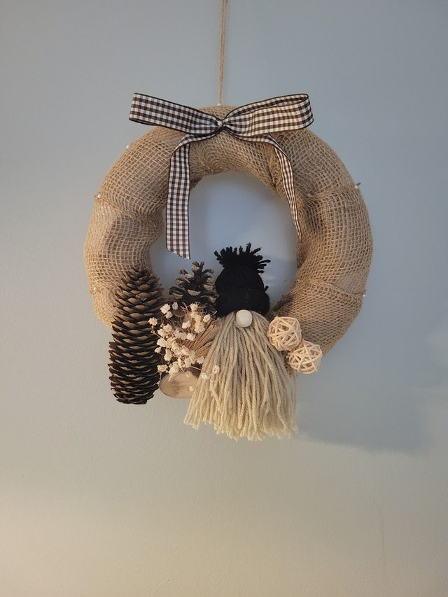 Couronne de noël à suspendre 