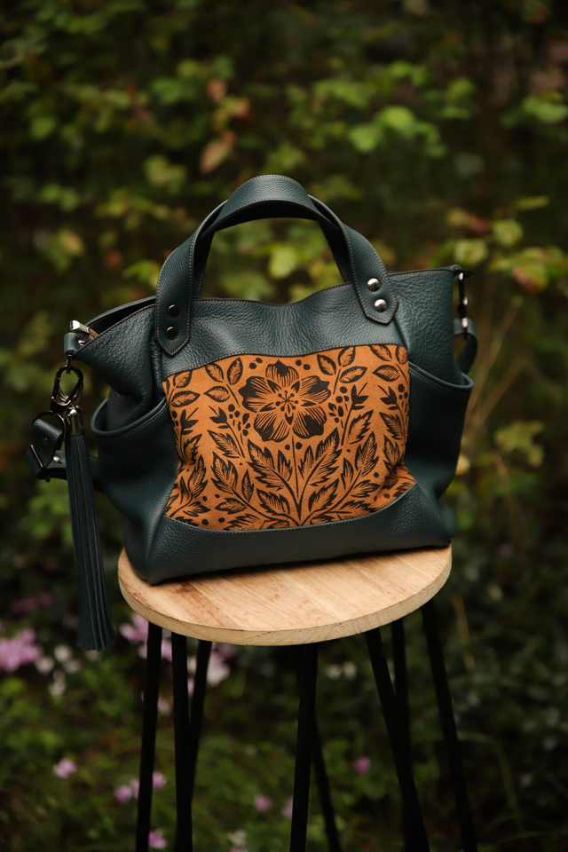 Woodmoonbag florale