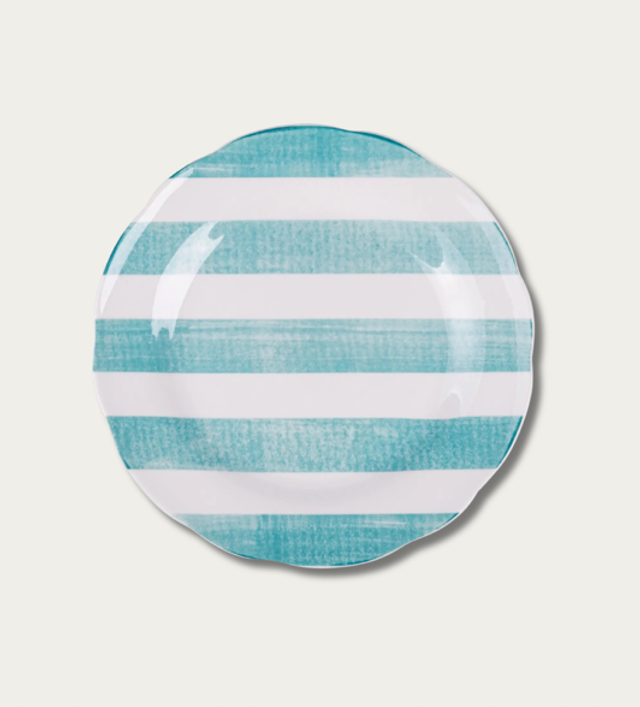 Blue Striped Fruit Plate