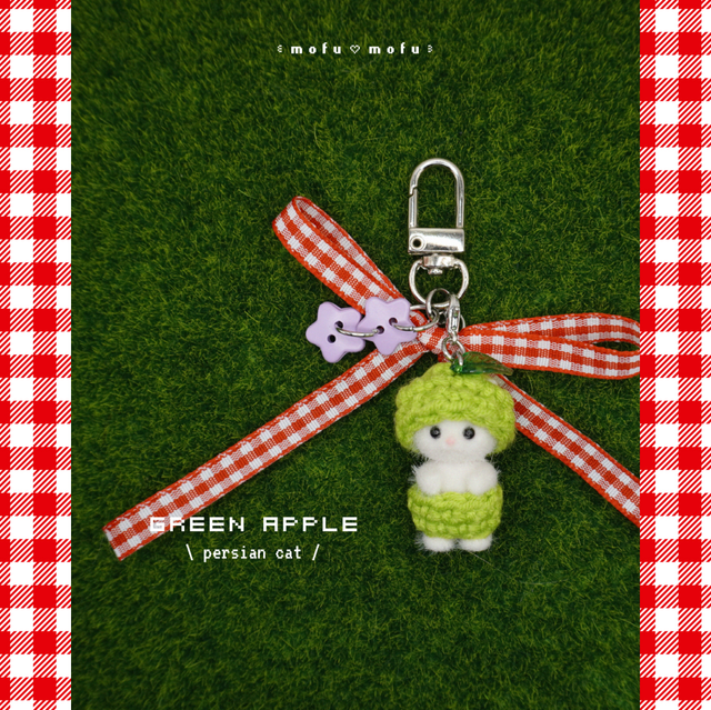 Sylvanian Families fruity charm 🍏 (persian cat)