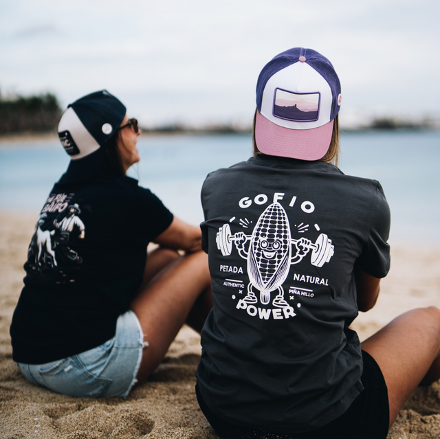 Camiseta gofio power gris