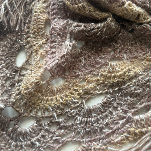 Xale em lã - Peça única