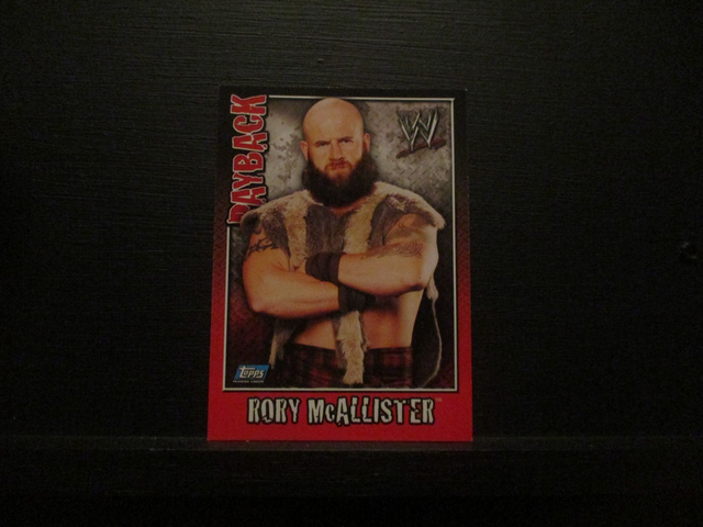 Rory McAllister - Payback Original Trading Card #31