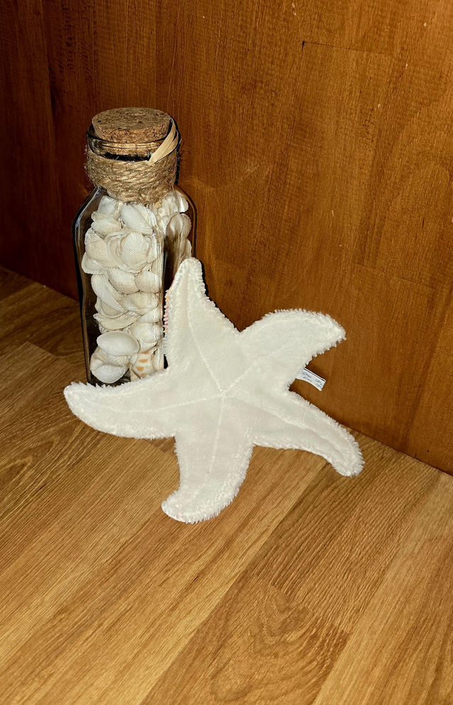 doudou plat étoile de mer 