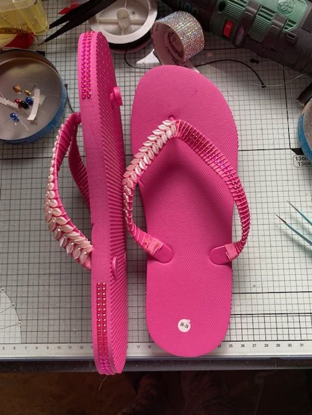 Tongs fuchsia