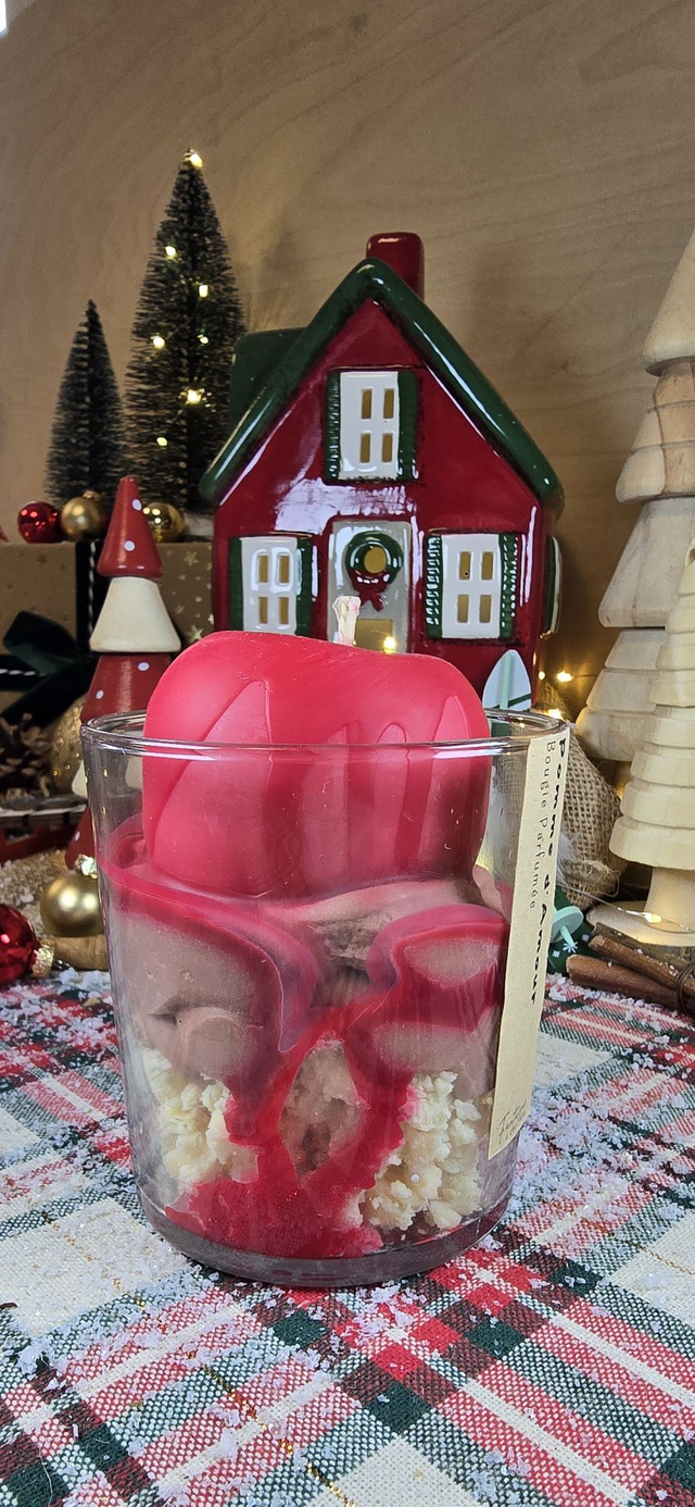 🍎 Bougie Chantilly – Pomme d’Amour