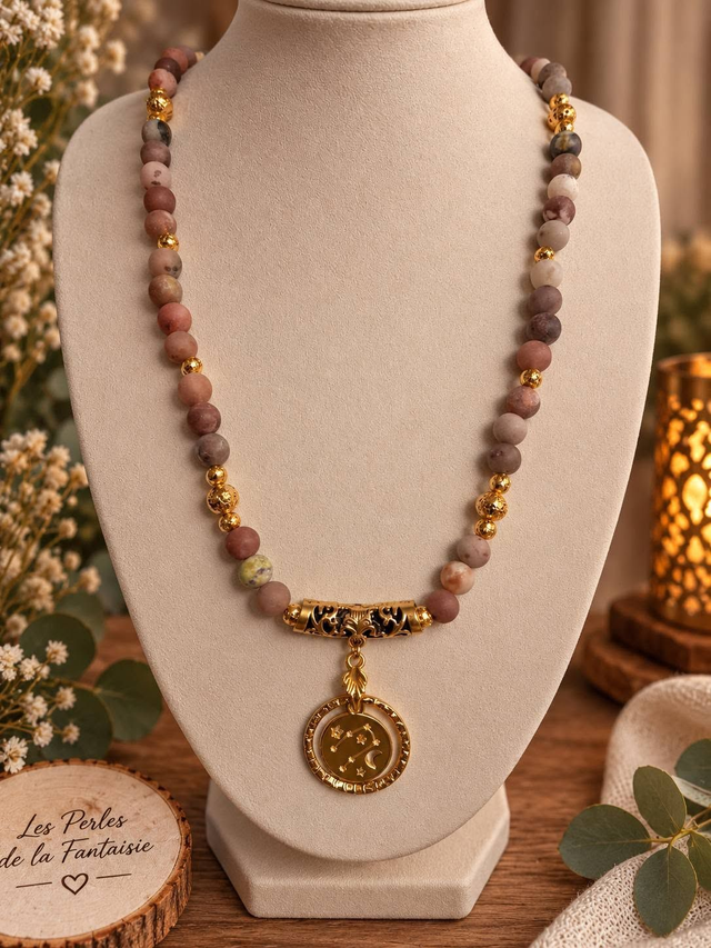 Collier en pierres naturelles – Signe astrologique