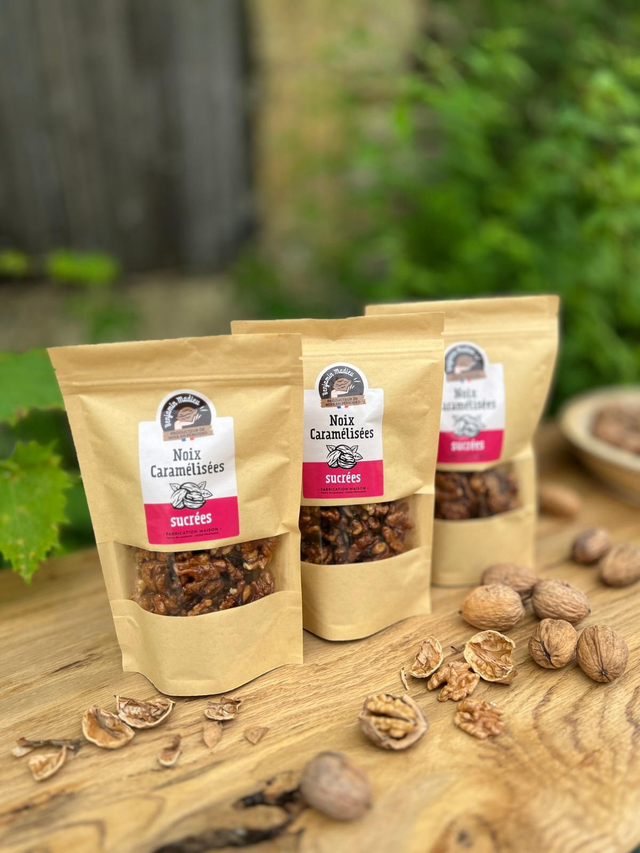 Noix sucrées caramélisées 150 gr