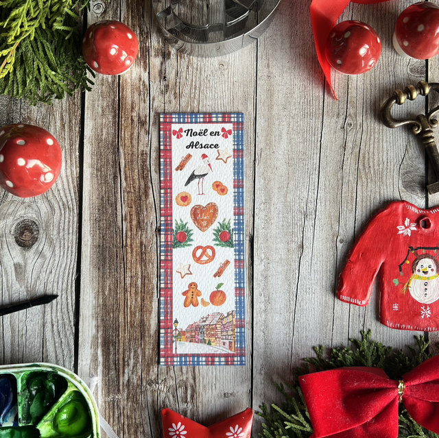 Marque-page « Noël en Alsace » 