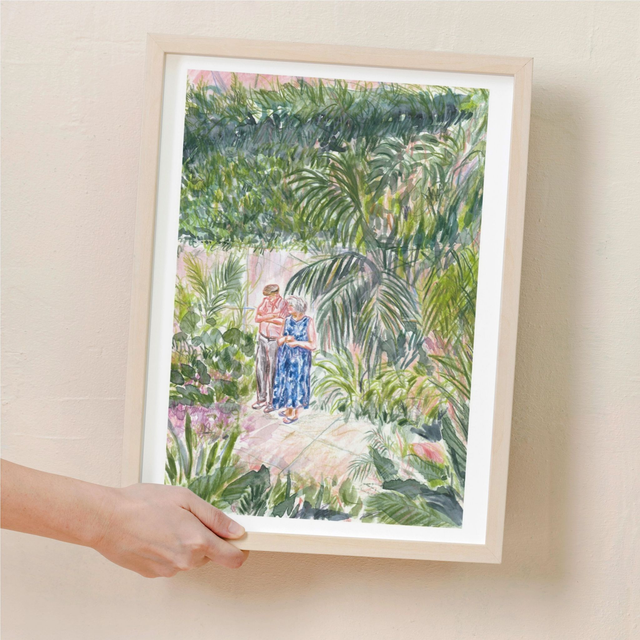 Botanični vrt Print