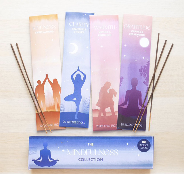 Mindfulness Incense Stick Set – 4 Individual Packs