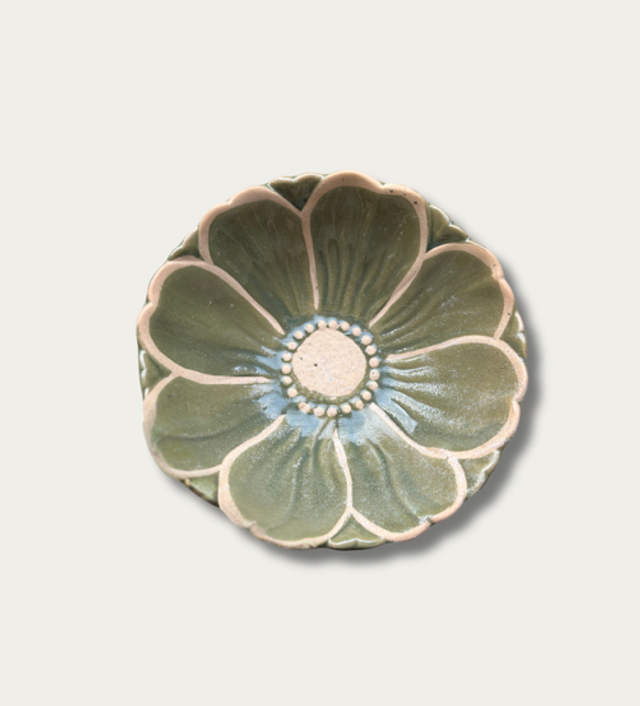 Green Flower Bowl
