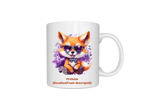 Mug motif renard