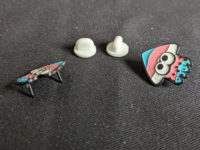 Splatoon Transgender Pride Inkling Soft Enamel Pin Badge