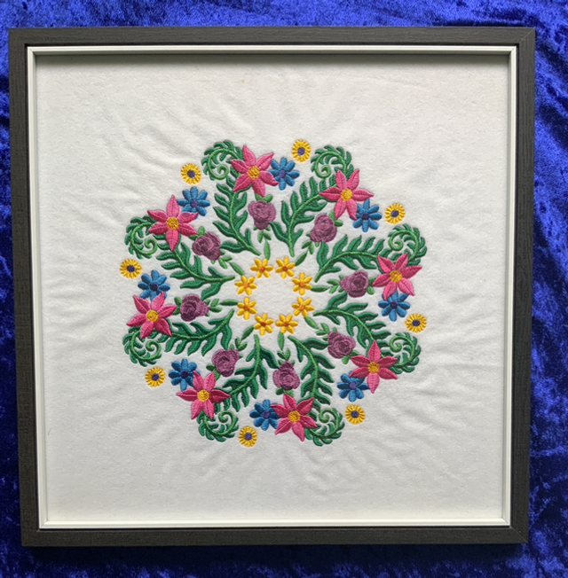 Autumn Flower Square