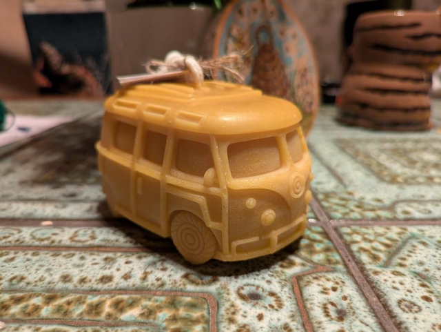 Happy Camper Beeswax Candle 