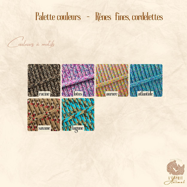 ❄️ Rênes fines "Arctique"