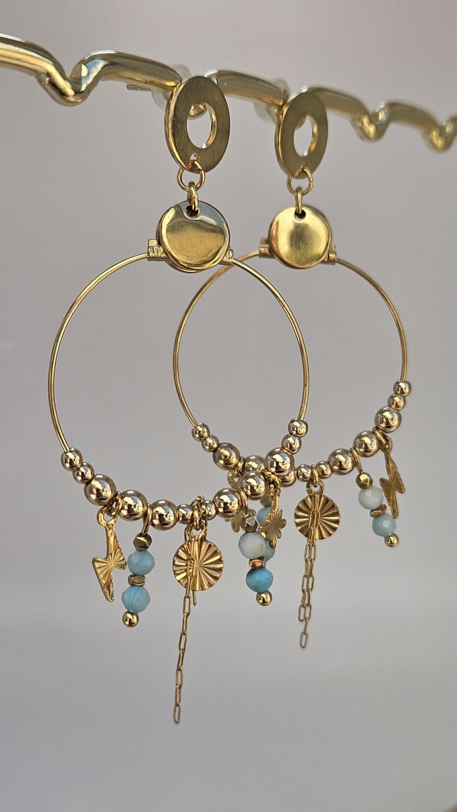 Boucles d&#039;oreilles créoles 