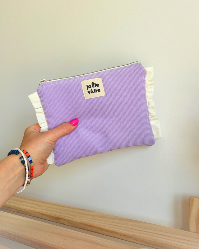 Velour violet - Pochette