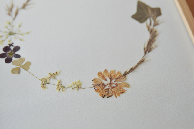 Tableau 18*24 cm - Herbier couronne