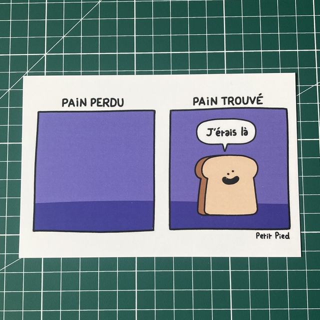 Carte postale - Pain perdu