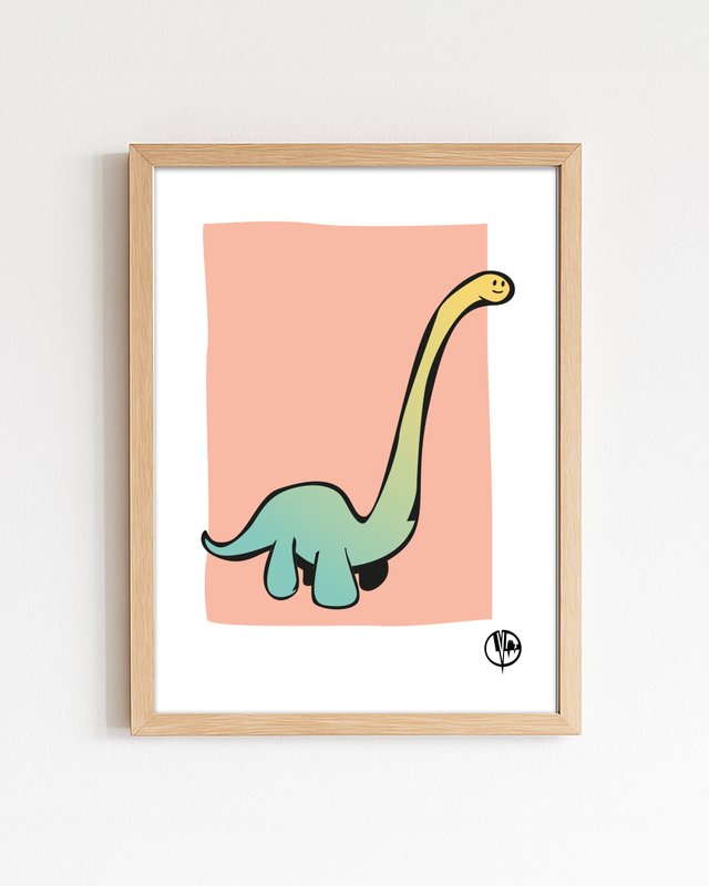 Brachiosaurus | A4 print