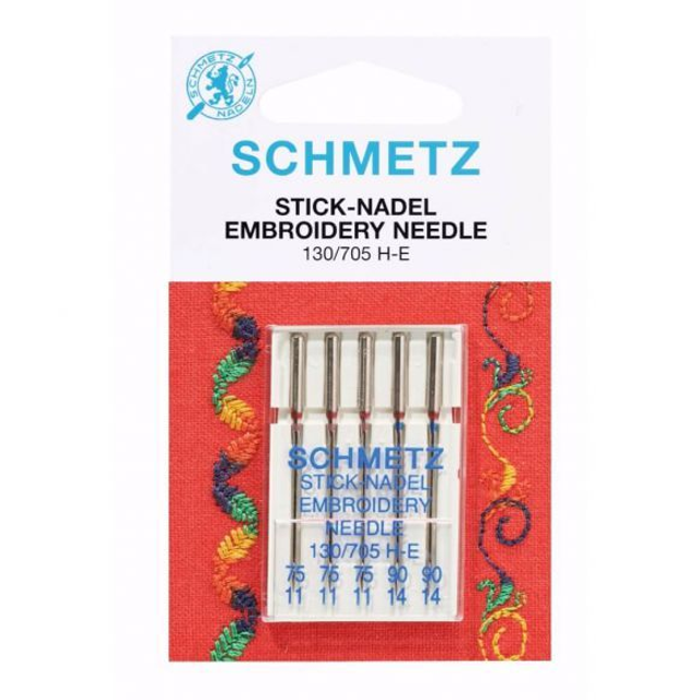 0706579 Schmetz Embroidery 75-90  (5 stuks)