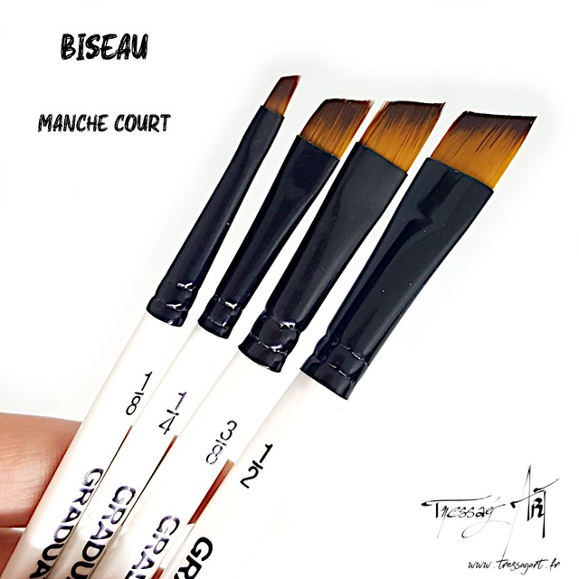 DALER ROWNEY - PINCEAU COURT UNITE - BISEAU - CA077